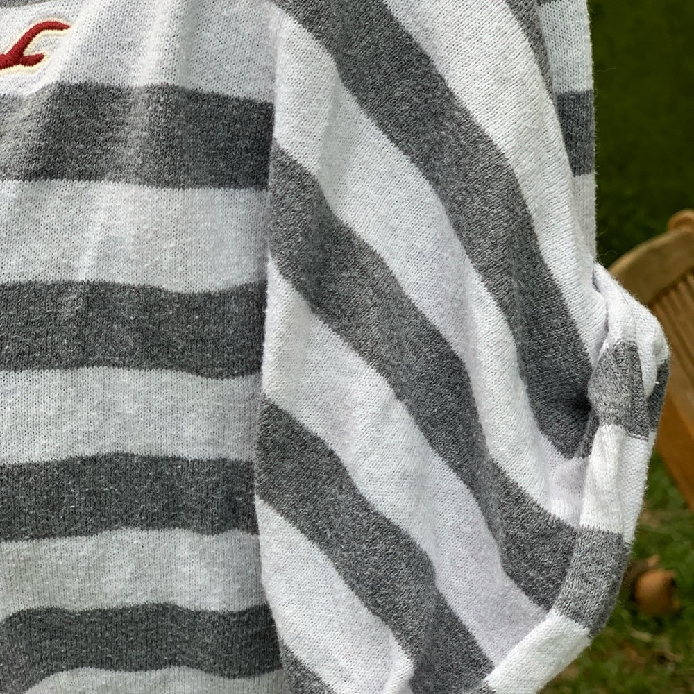 Hollister Short Sleeve Striped Cardigan - Picture 3 of 5
